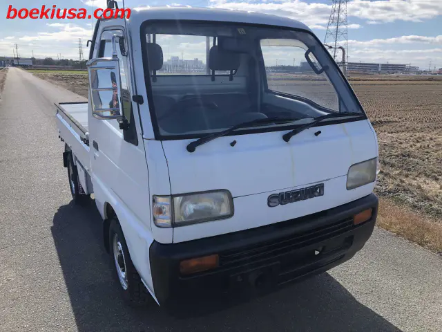 1994 Suzuki Carry 4x4, a white Kei Truck, for sale at Boeki USA in Paterson, NJ