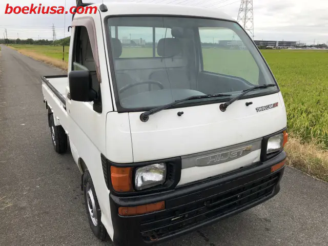 1996 Daihatsu Hijet 4x4, a white Kei Truck, for sale at Boeki USA in Paterson, NJ