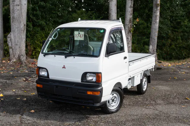1996 Mitsubishi Minicab EFI W/AC + 4WD, a Kei Truck, for sale at The Import Guys in Ferndale, WA