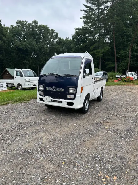 1997 Daihatsu Hijet 4WD, a white Kei Truck, for sale at Mayberry Mini Trucks in Mount Airy, NC