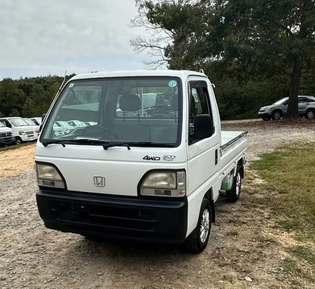 1998 Honda Acty 4WD, a white Kei Truck, for sale at Mayberry Mini Trucks in Mount Airy, NC