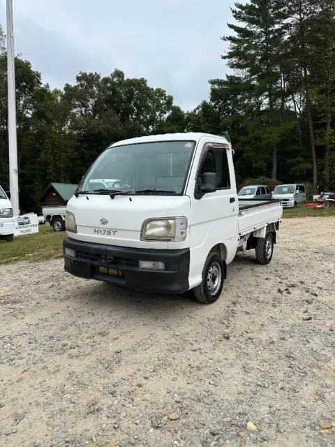 1999 Daihatsu Hijet 4WD, a white Kei Truck, for sale at Mayberry Mini Trucks in Mount Airy, NC