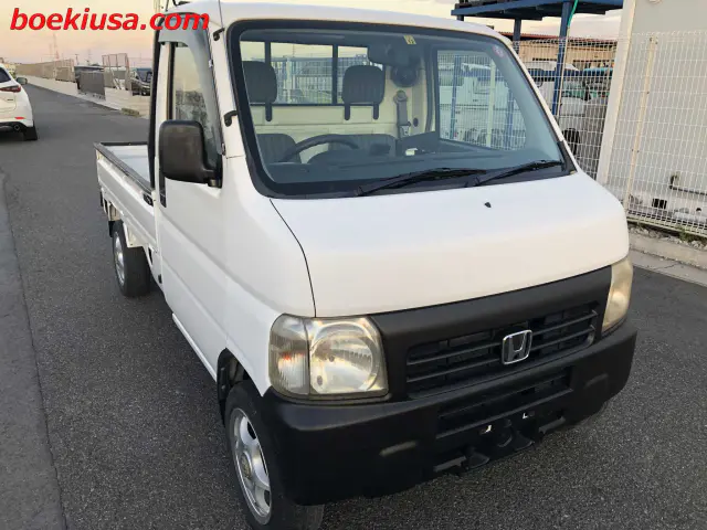 1999 Honda Acty 4x4, a white Kei Truck, for sale at Boeki USA in Paterson, NJ