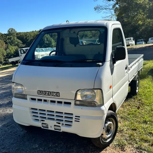 1999 Suzuki Carry 4WD, a white Kei Truck, for sale at Mayberry Mini Trucks in Mount Airy, NC
