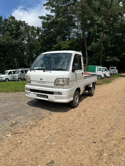 2000 Daihatsu Hijet 4WD, a white Kei Truck, for sale at Mayberry Mini Trucks in Mount Airy, NC