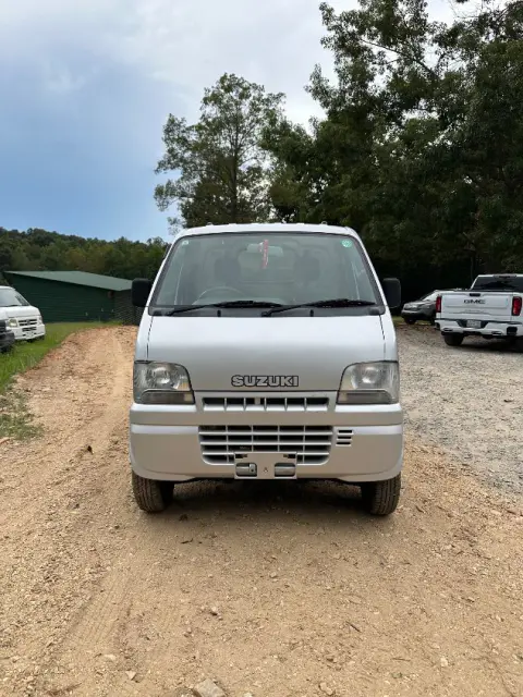 2000 Suzuki Carry 4WD, a silver Kei Truck, for sale at Mayberry Mini Trucks in Mount Airy, NC