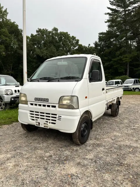 2000 Suzuki Carry 4WD, a white Kei Truck, for sale at Mayberry Mini Trucks in Mount Airy, NC