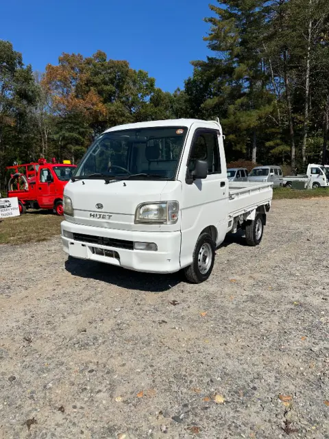 2001 Daihatsu Hijet 4WD, a white Kei Truck, for sale at Mayberry Mini Trucks in Mount Airy, NC