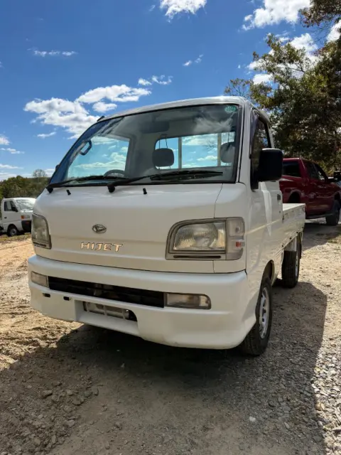 2001 Daihatsu Hijet 4WD, a white Kei Truck, for sale at Mayberry Mini Trucks in Mount Airy, NC