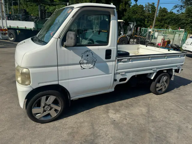 2001 Honda Acty 4x2 A/T, a white Kei Truck, for sale at Skyline Kei Trucks in Houston, TX