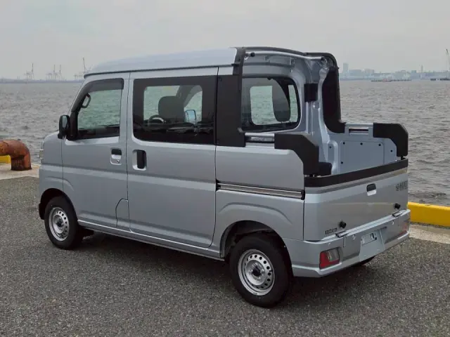 2026 Daihatsu Hijet Deck Van, a silver off-road Kei Truck, for sale at Mini Monsters USA in St. George, UT