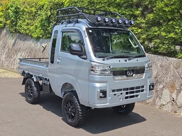 2026 Daihatsu Hijet Extreme, a silver off-road Kei Truck, for sale at Mini Monsters USA in St. George, UT